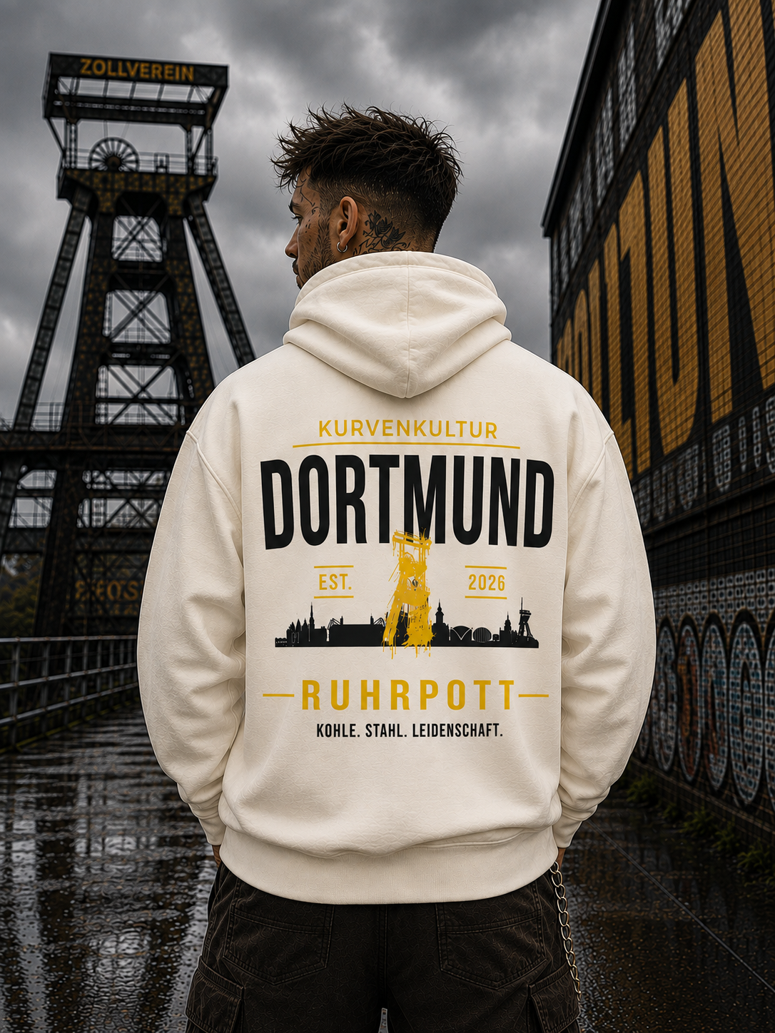 Dortmund Ruhrpott Premium Streetwear Hoodie