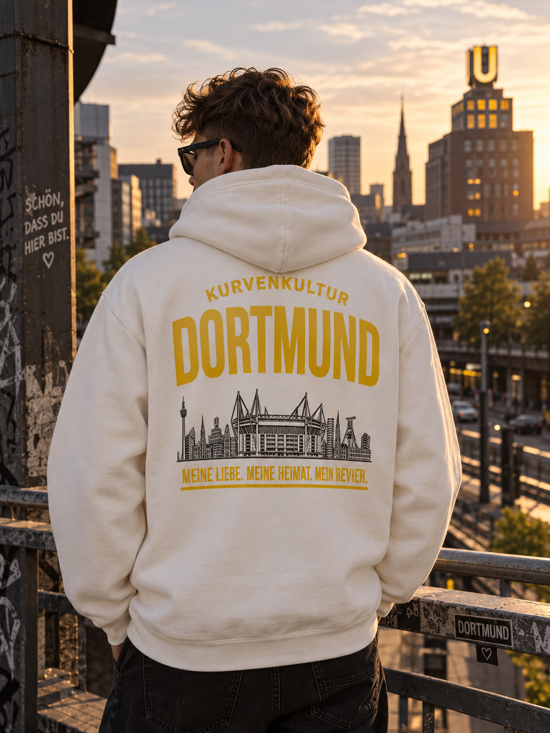Dortmund Hoodie – Meine Liebe. Meine Heimat. Mein Revier. | Kurvenkultur