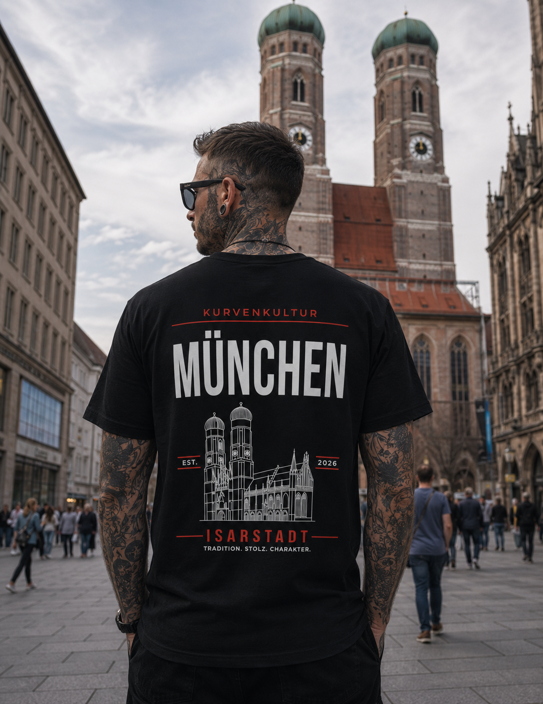 München Isarstadt T-Shirt | Kurvenkultur Streetwear