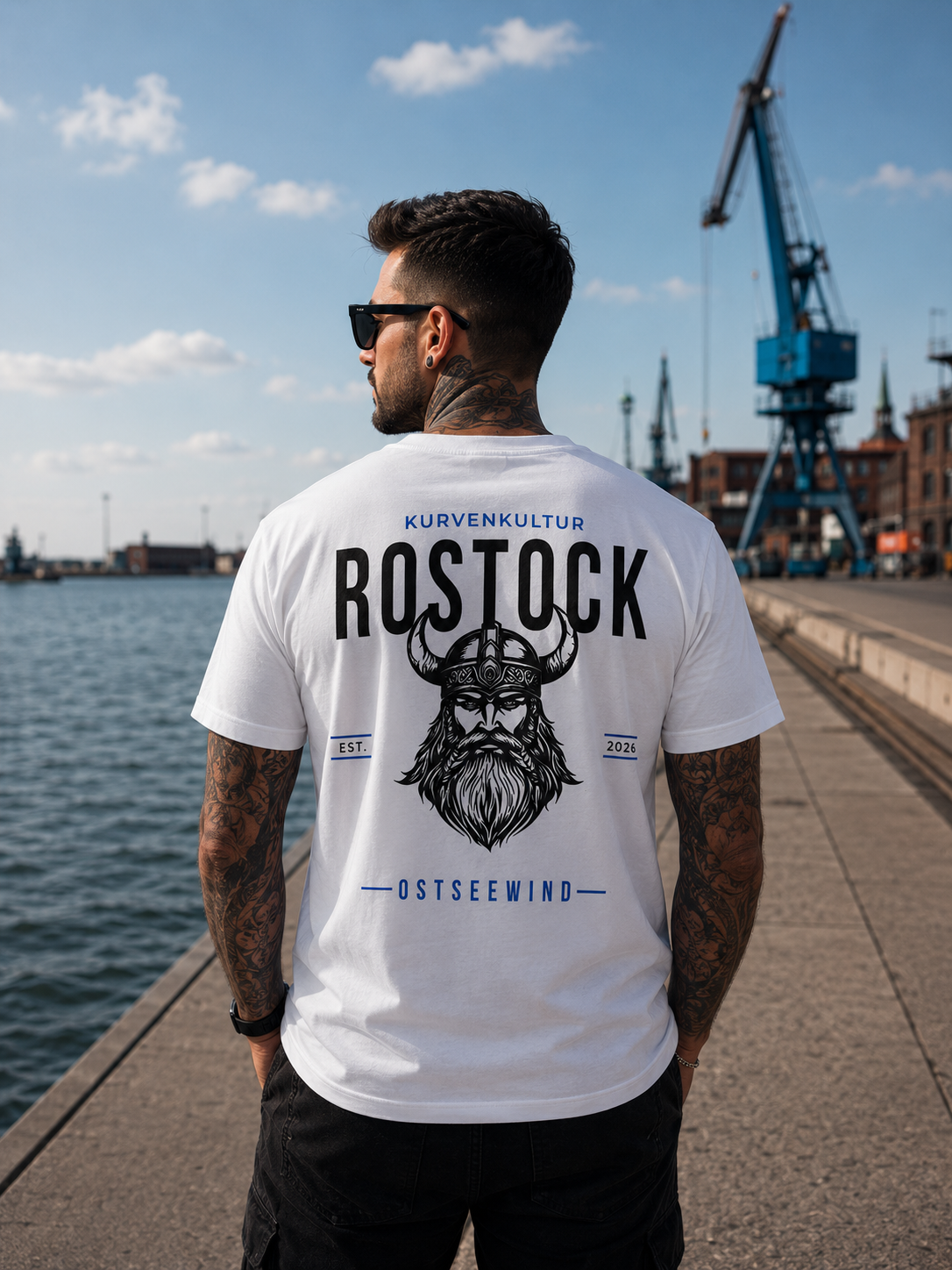 Rostock Ostseewind T-Shirt | Kurvenkultur Streetwear