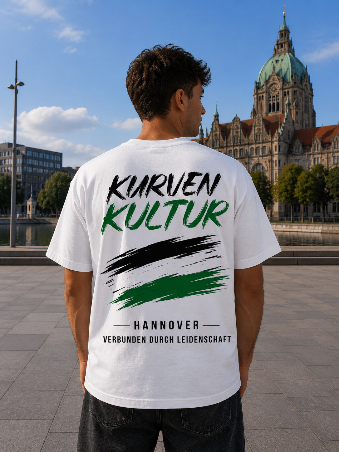 Hannover Verbunden durch Leidenschaft Premium Streetwear T-Shirt
