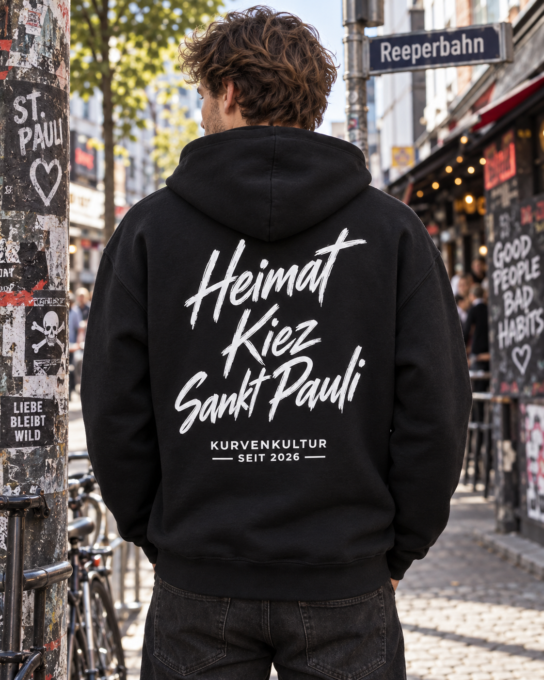 Sankt Pauli Hoodie – Heimat Kiez | Kurvenkultur