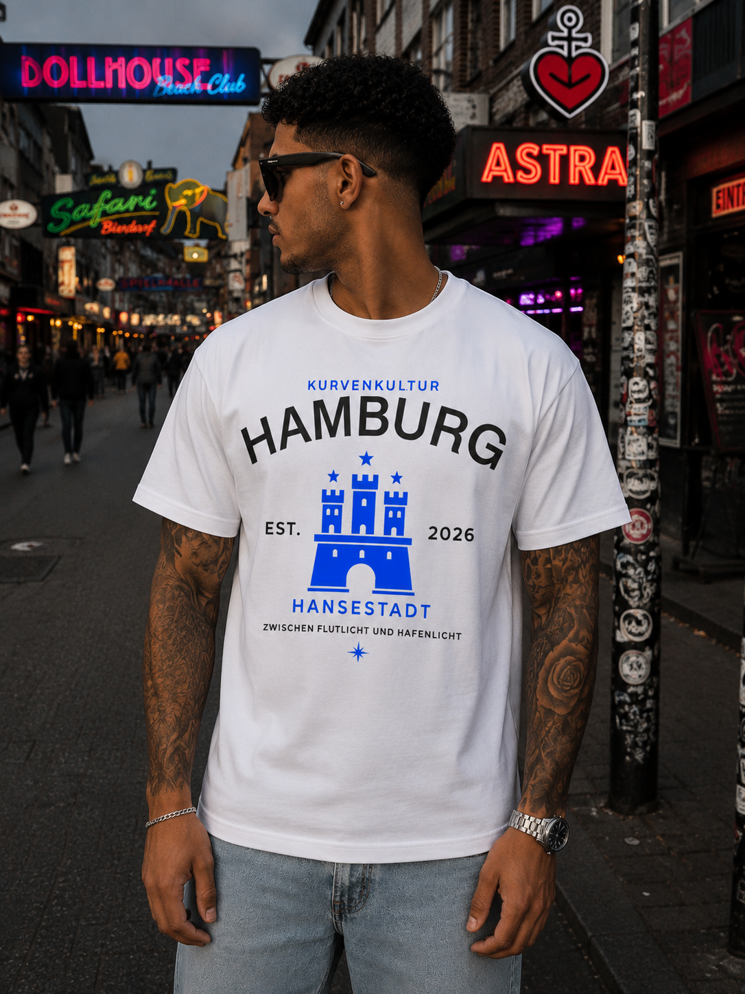 Hamburg Hansestadt T-Shirt Premium Streetwear