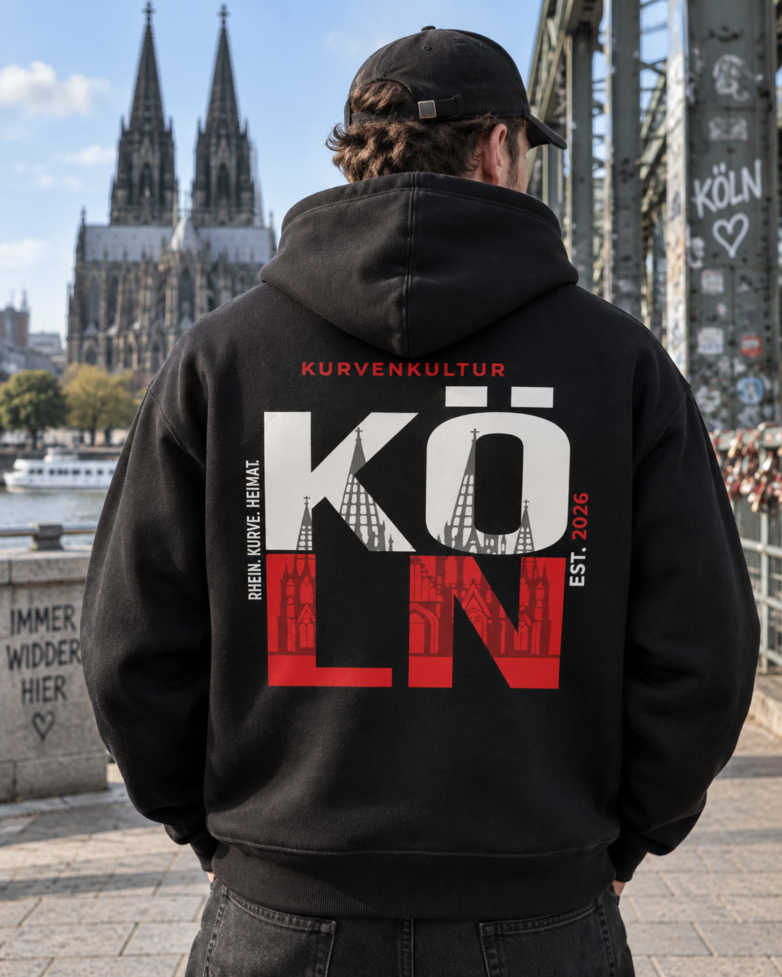 Köln Zipperjacke – Rhein. Dom. Heimat. | Kurvenkultur
