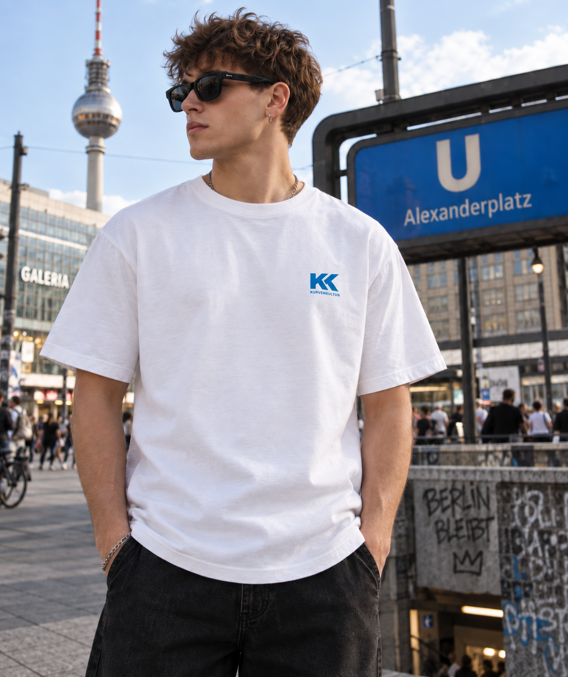 Berlin Graffiti T-Shirt – Hauptstadt Street Art | Kurvenkultur
