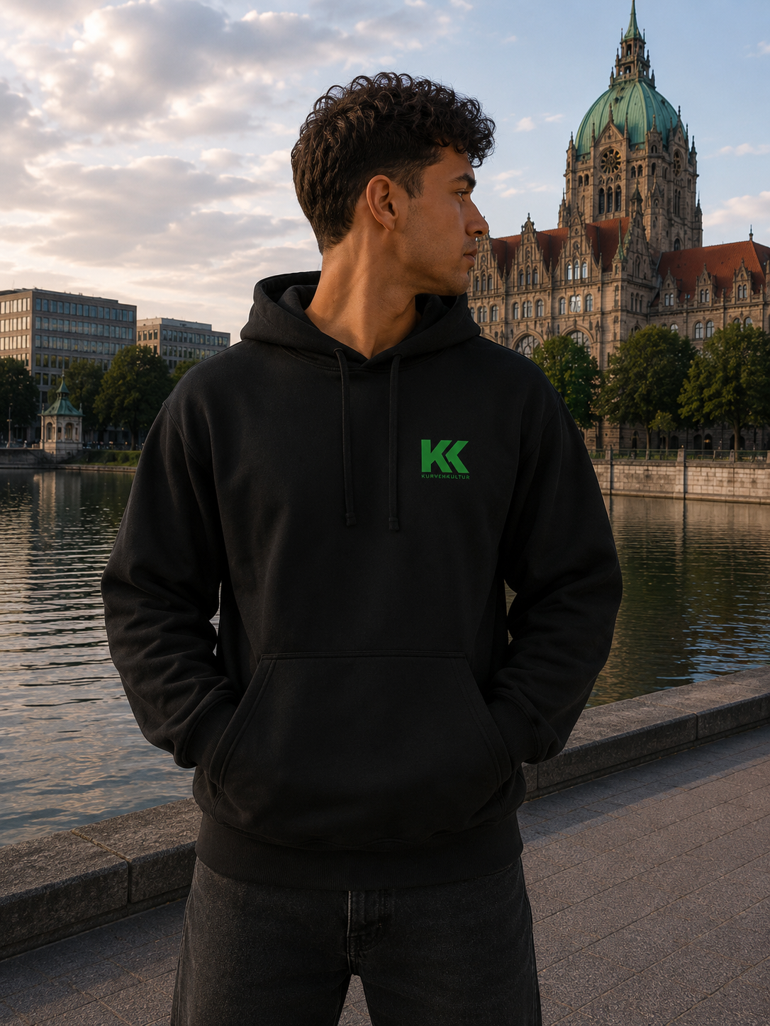 Hannover Verbunden durch Leidenschaft Premium Streetwear Hoodie