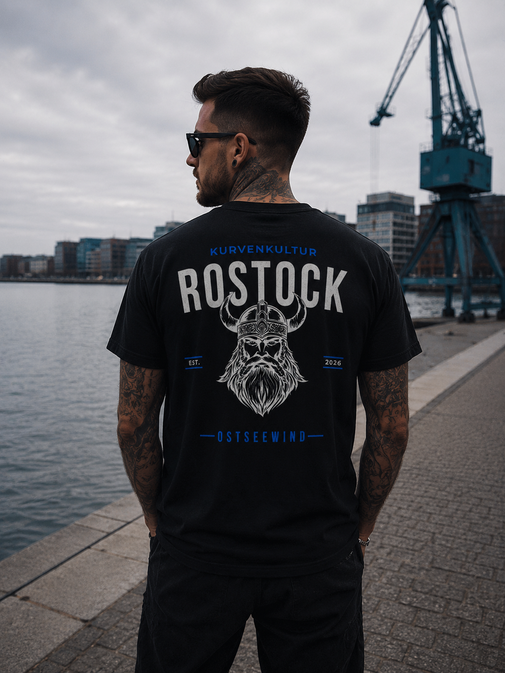 Rostock Ostseewind T-Shirt | Kurvenkultur Streetwear