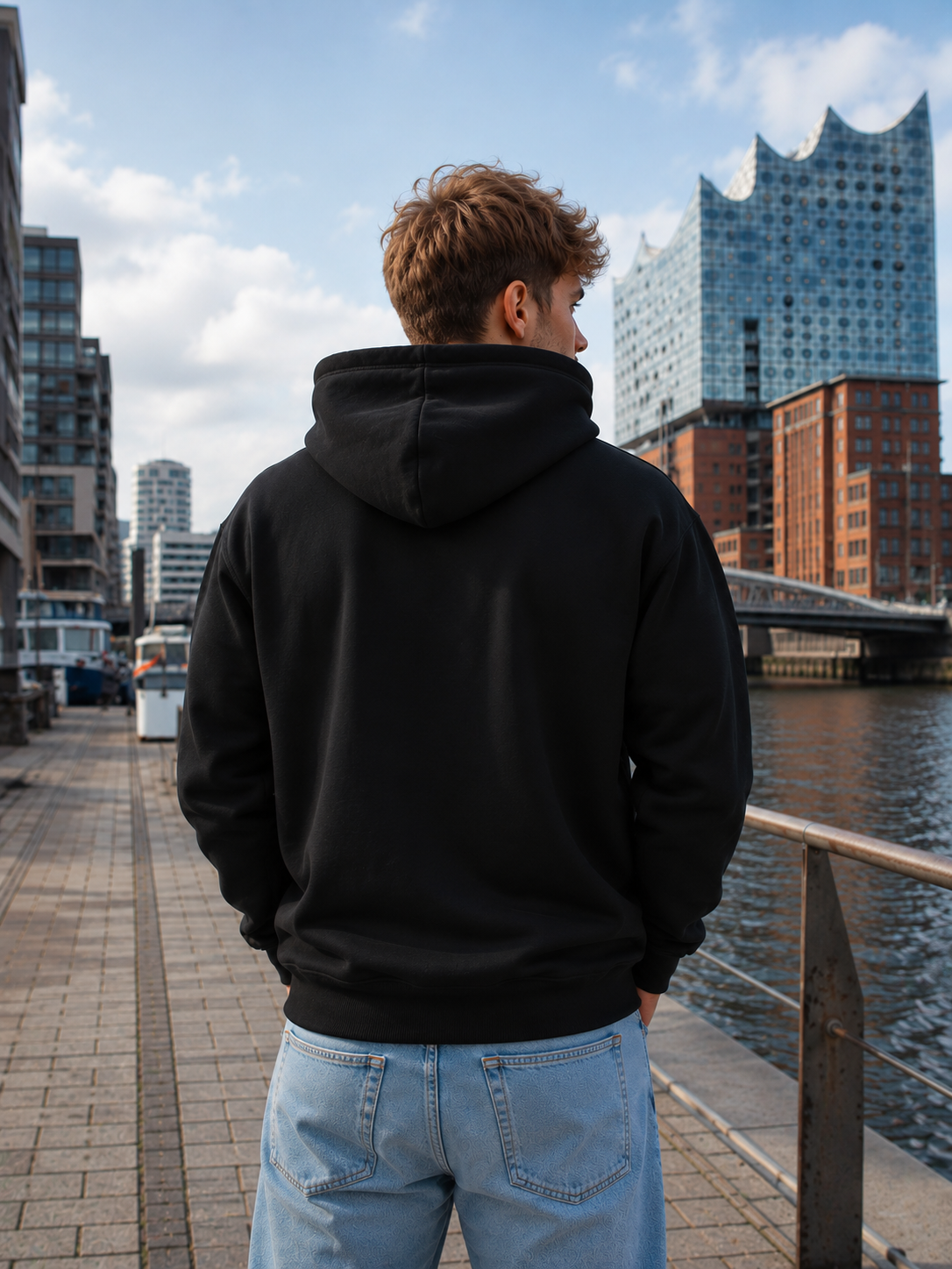 Hamburg Hansestadt Premium Streetwear Hoodie