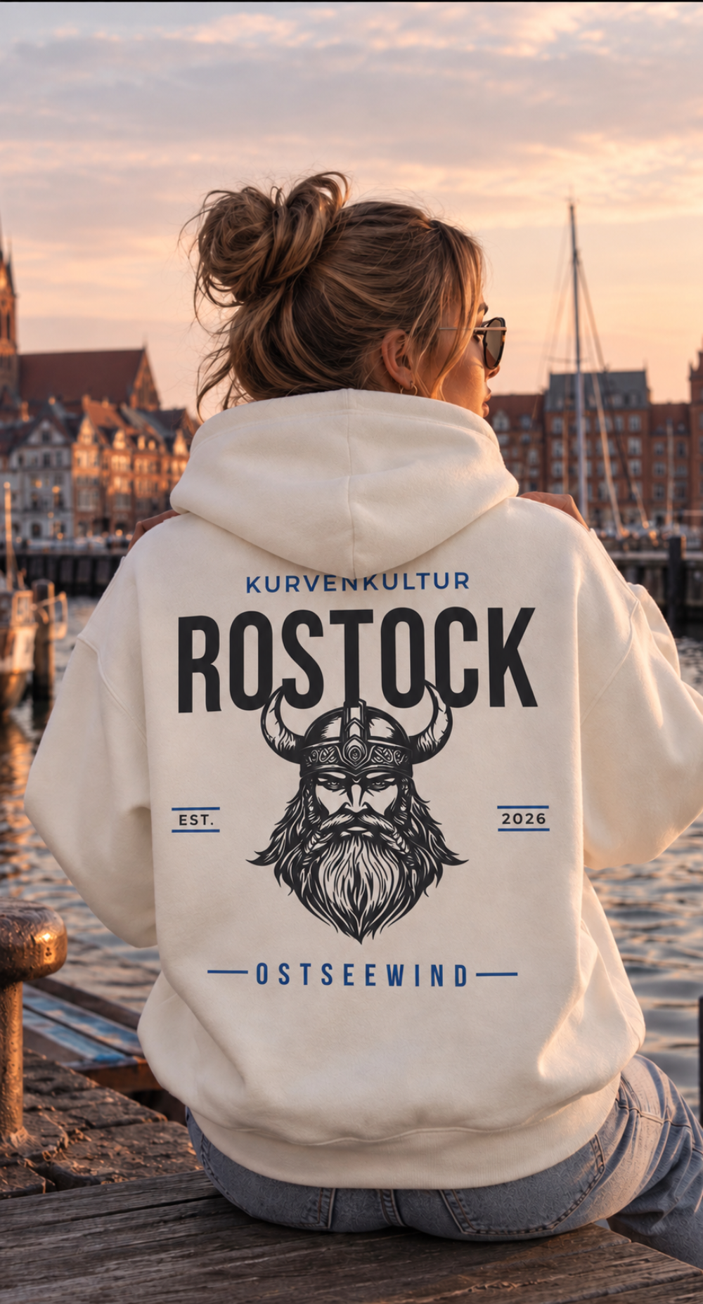 Rostock Hoodie – Ostseewind | Kurvenkultur