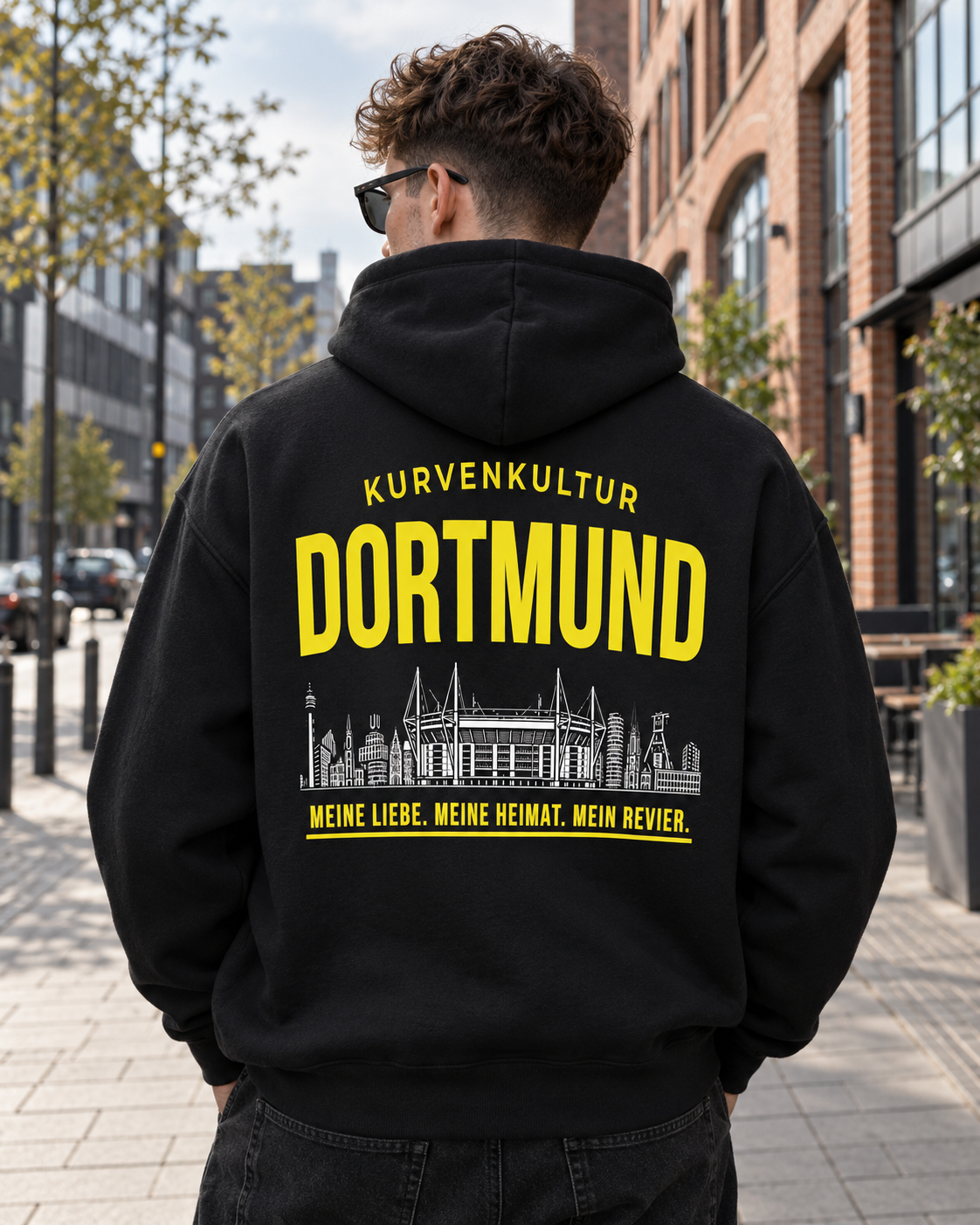 Dortmund Hoodie – Meine Liebe. Meine Heimat. Mein Revier. | Kurvenkultur