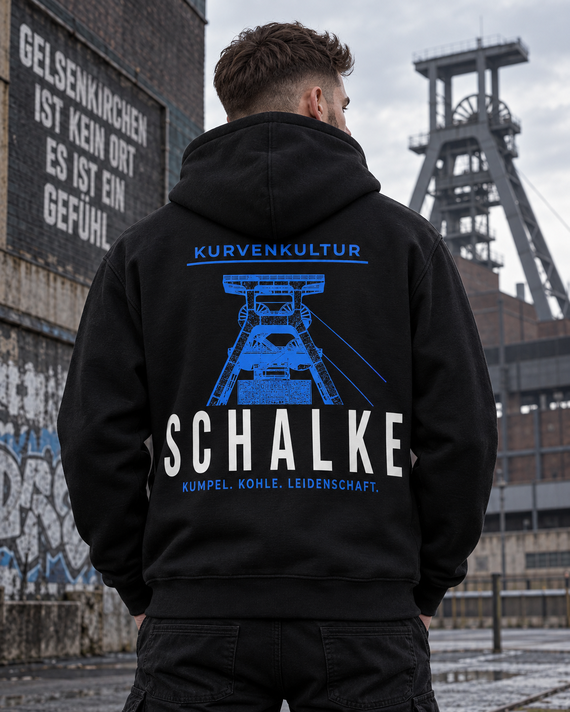 Schalke Zipperjacke – Kumpel. Kohle. Leidenschaft. | Kurvenkultur