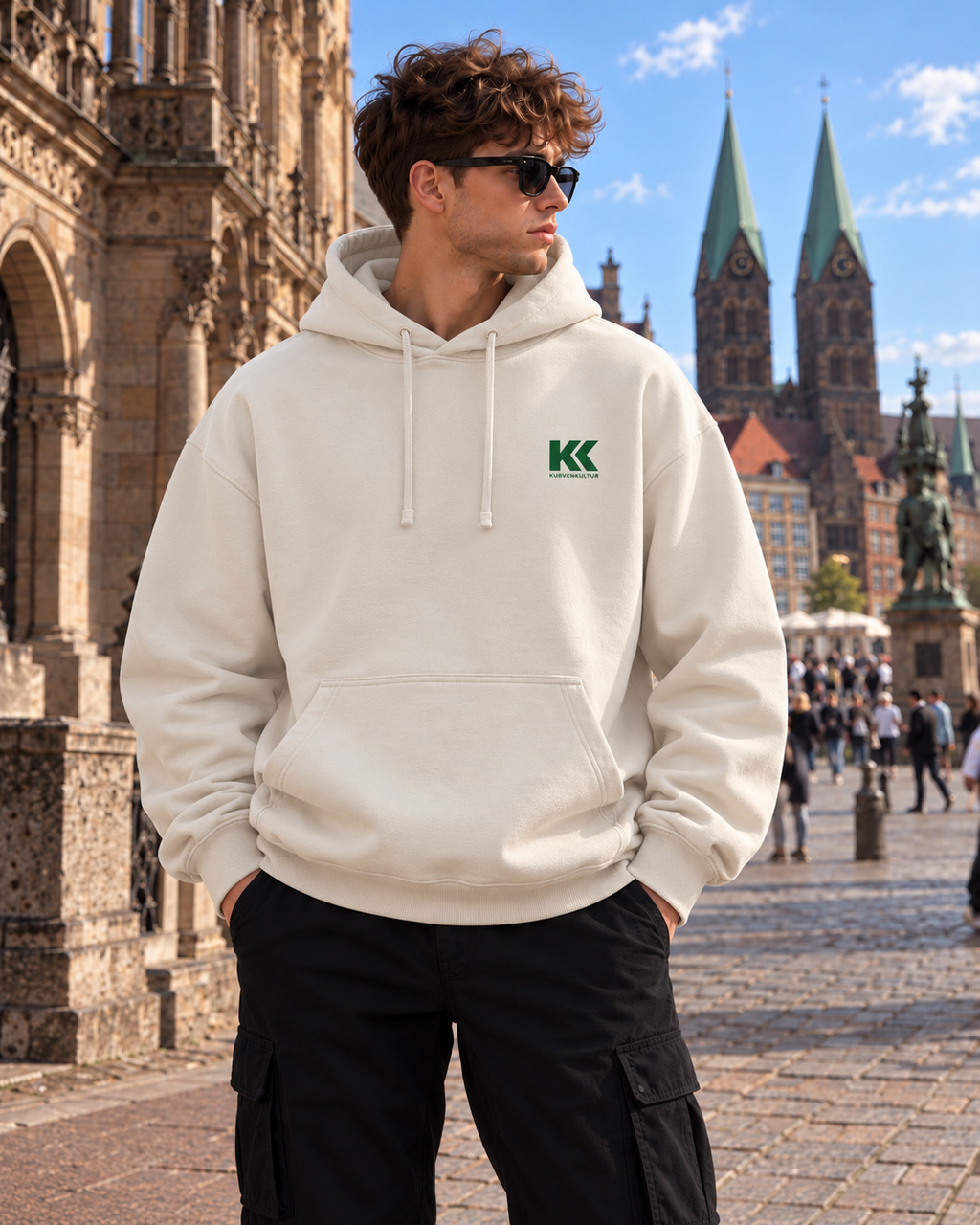 Bremen Hoodie Grün. Weiß. Heimat. | Kurvenkultur