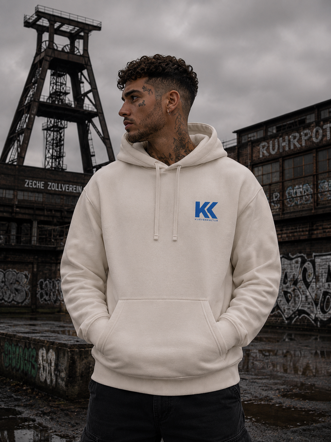 Schalke Kumpel Kohle Leidenschaft Premium Streetwear Hoodie