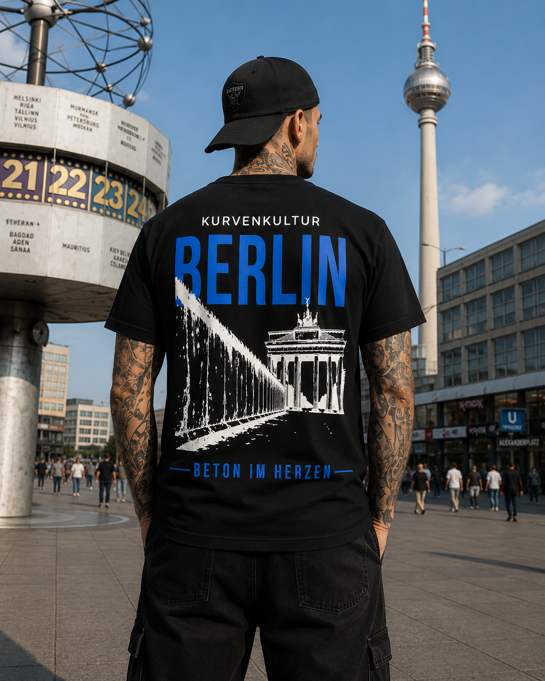 Berlin Beton Im Herzen T-Shirt Premium Streetwear