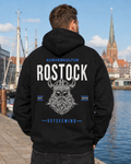 Rostock Keep Your Head Up, Wind From the Front Premium Streetwear Hoodie