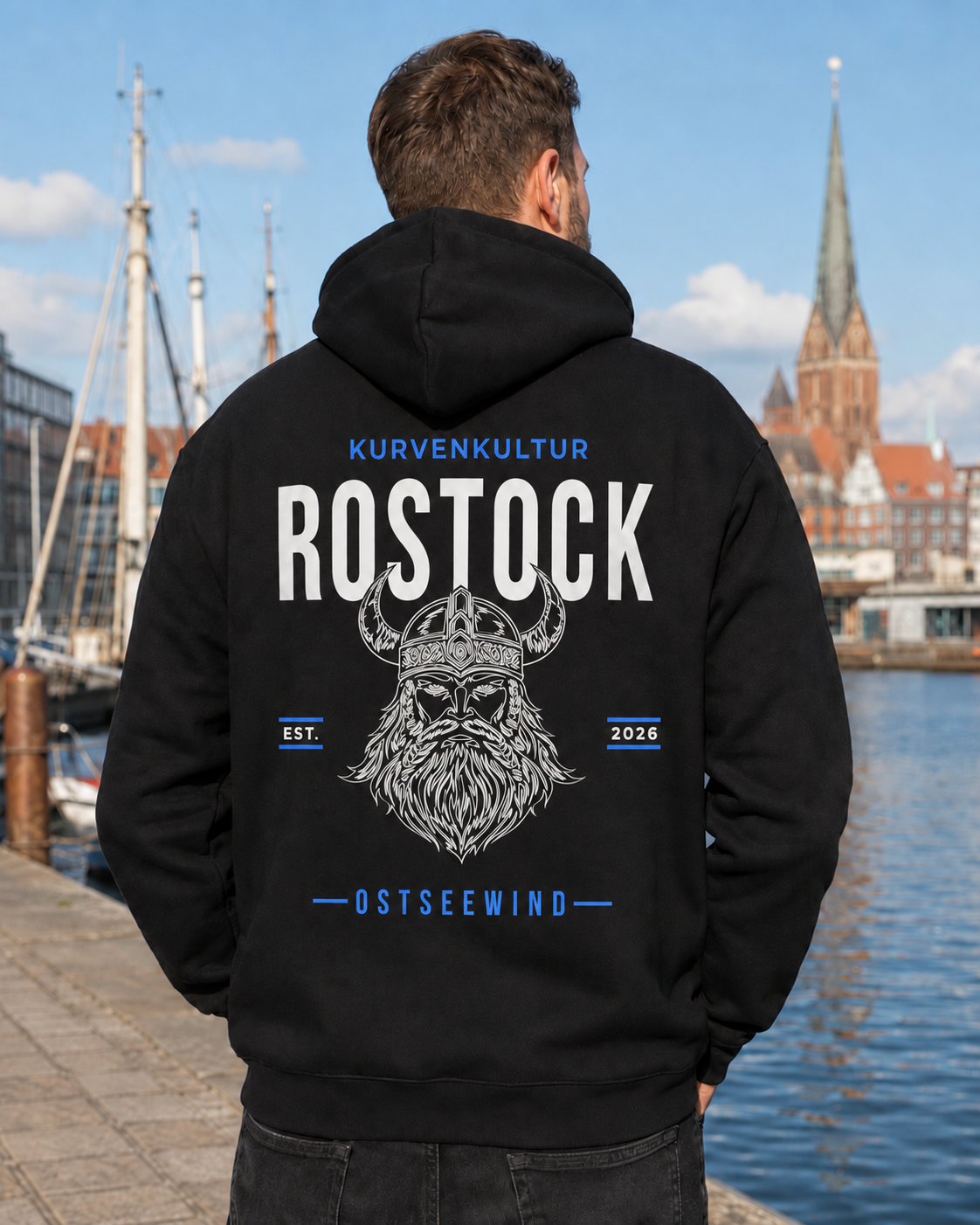 Rostock Hoodie – Ostseewind | Kurvenkultur