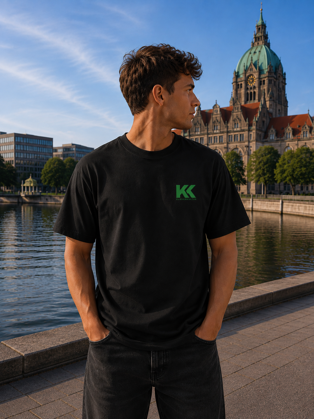 Hannover Verbunden durch Leidenschaft Premium Streetwear T-Shirt