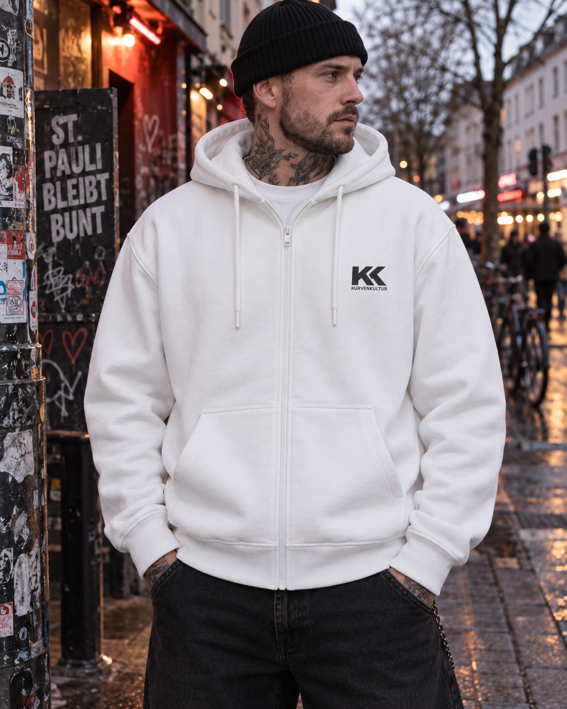 St. Pauli Zipperjacke – Heimat. Kiez. Sankt Pauli. | Kurvenkultur