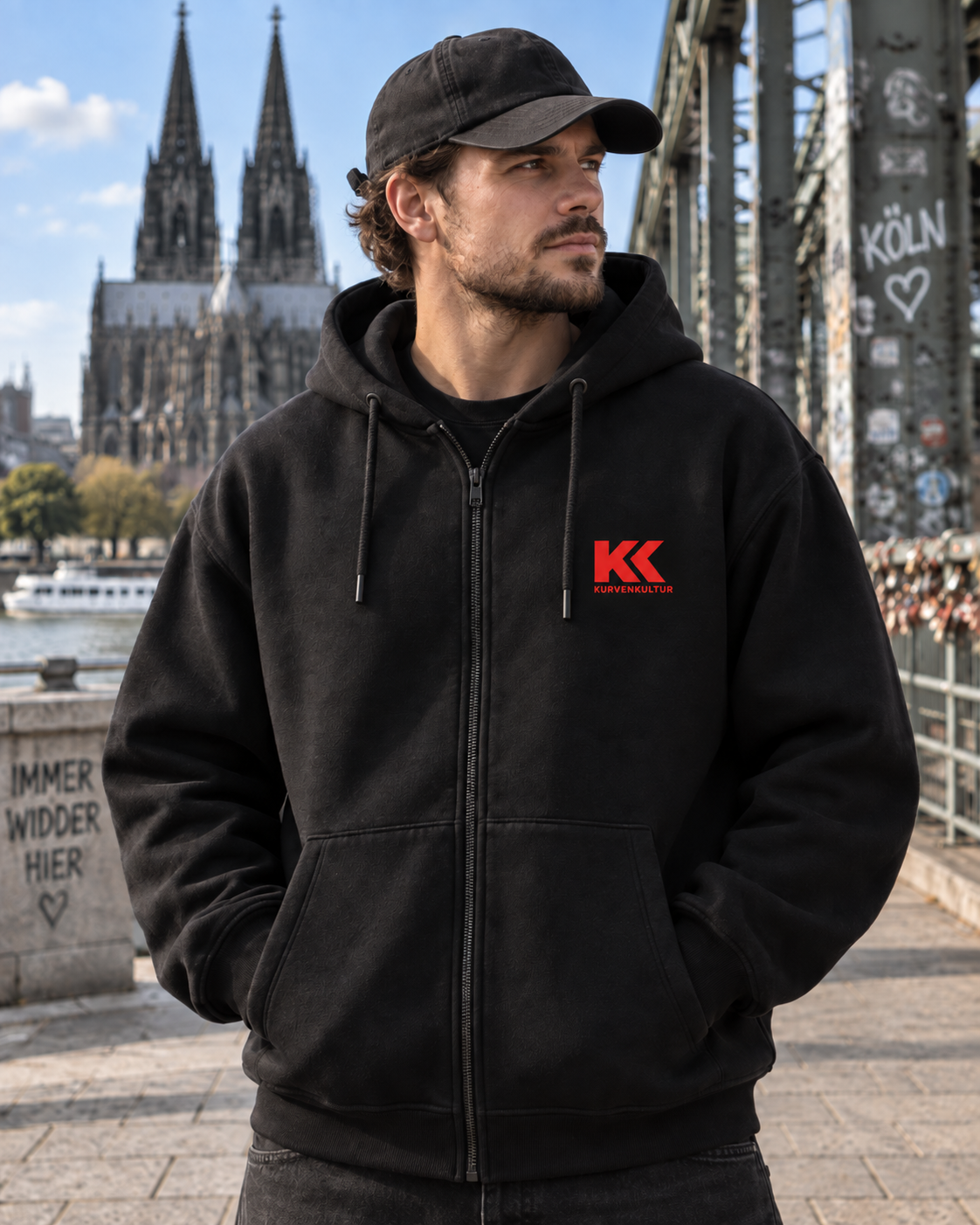 Köln Zipperjacke – Rhein. Dom. Heimat. | Kurvenkultur