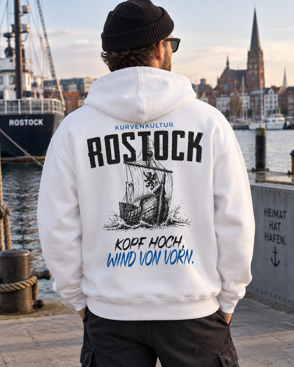 Rostock Zipperjacke – Kopf hoch. Wind von vorn. | Kurvenkultur