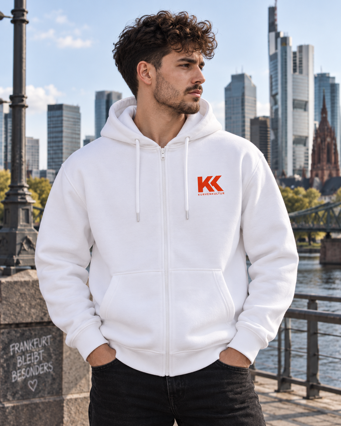 Frankfurt Zipperjacke – FFM Skyline | Kurvenkultur