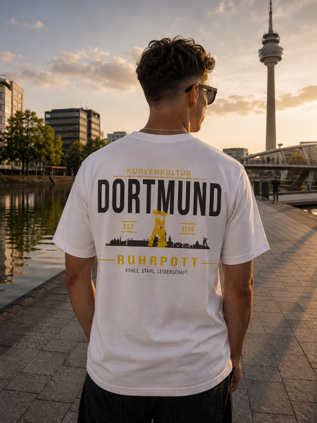 Dortmund Ruhrpott Kohle.Stahl.Leidenschaft Premium Streetwear T-Shirt