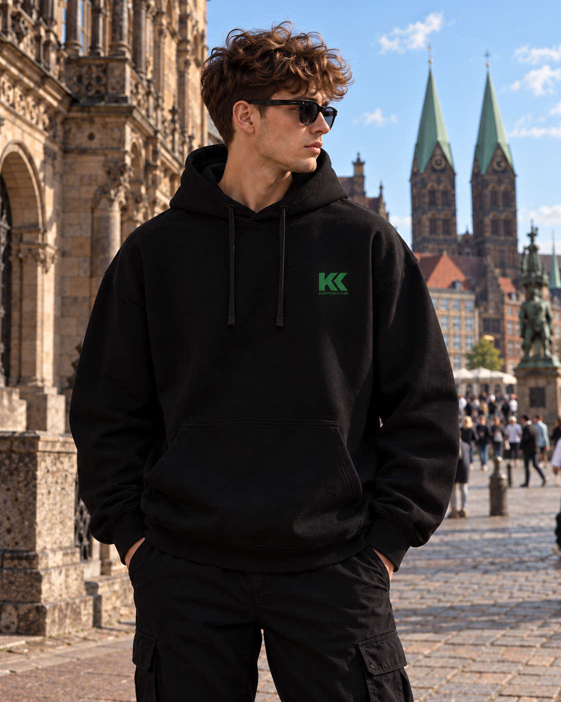 Bremen Hoodie Grün. Weiß. Heimat. | Kurvenkultur